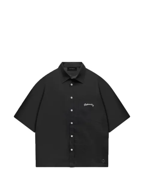 RETERNITY Le Progres logo-print shirt
