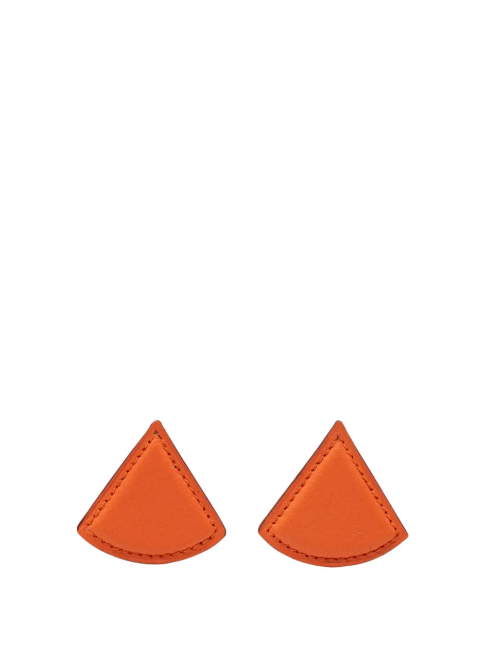 Hermès Pre-Owned 2000-2026 Swift Triangle Clip On Earrings costume earrings - Arancione