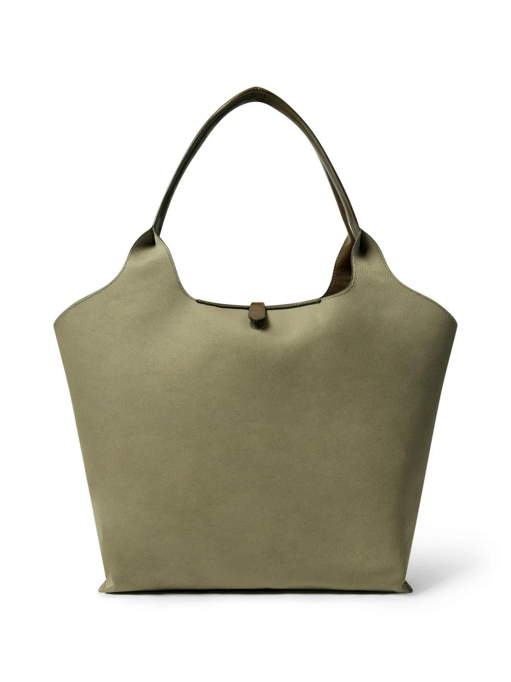 Stella McCartney Shopper met logo-patch Groen