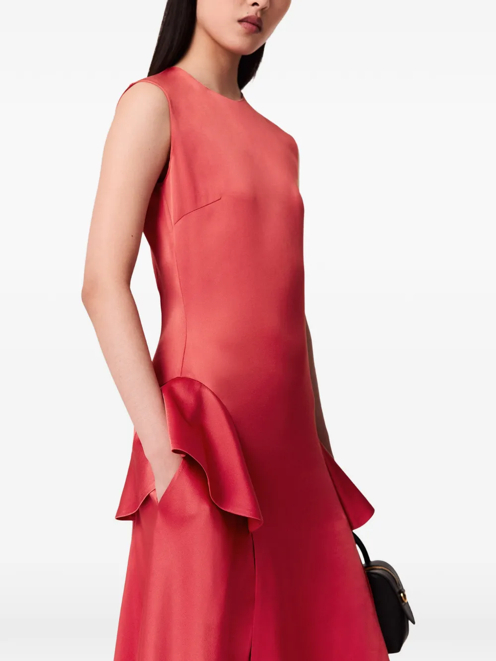 Stella McCartney Asymmetrische jurk Rood