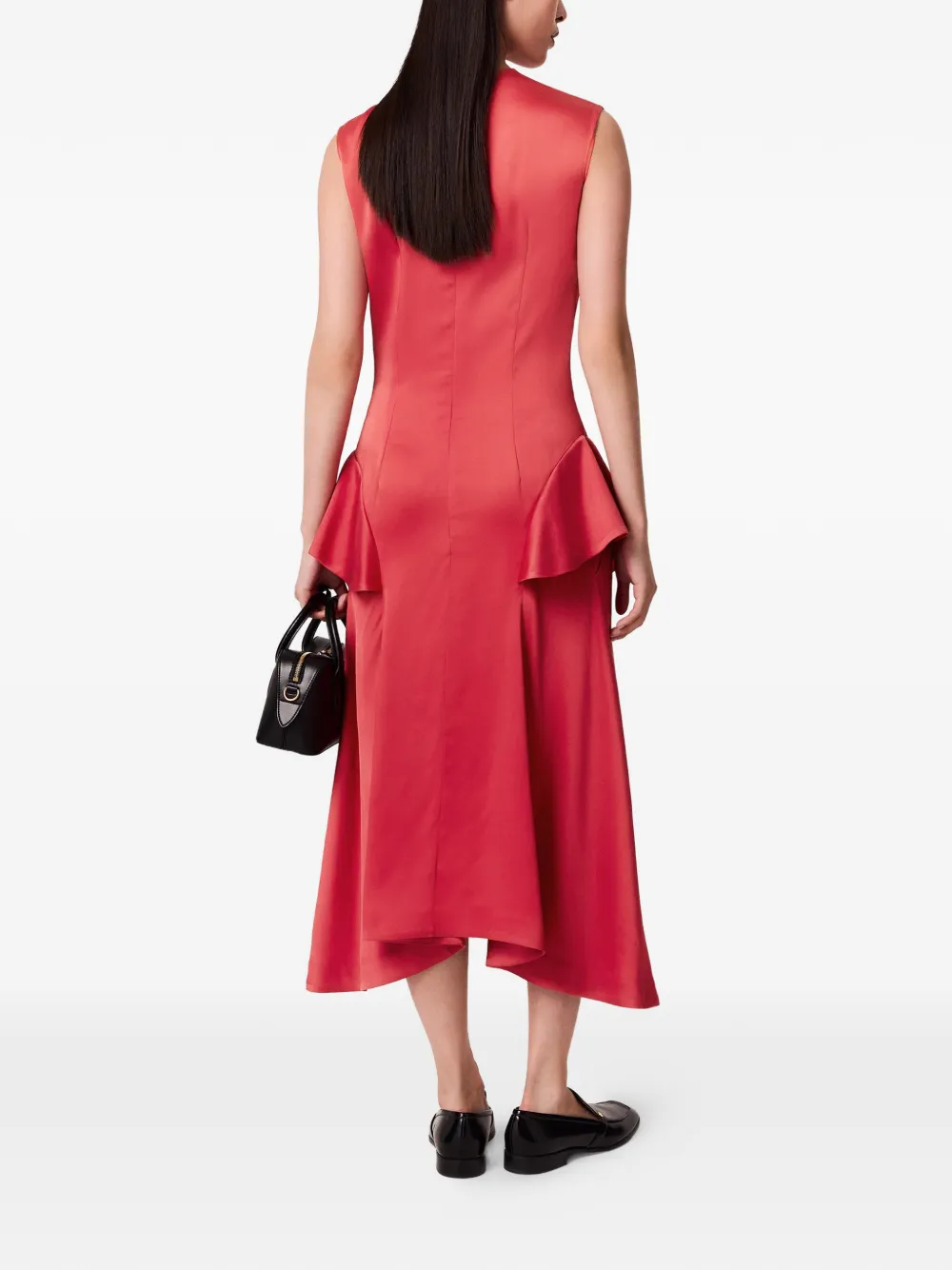 Stella McCartney Asymmetrische jurk Rood