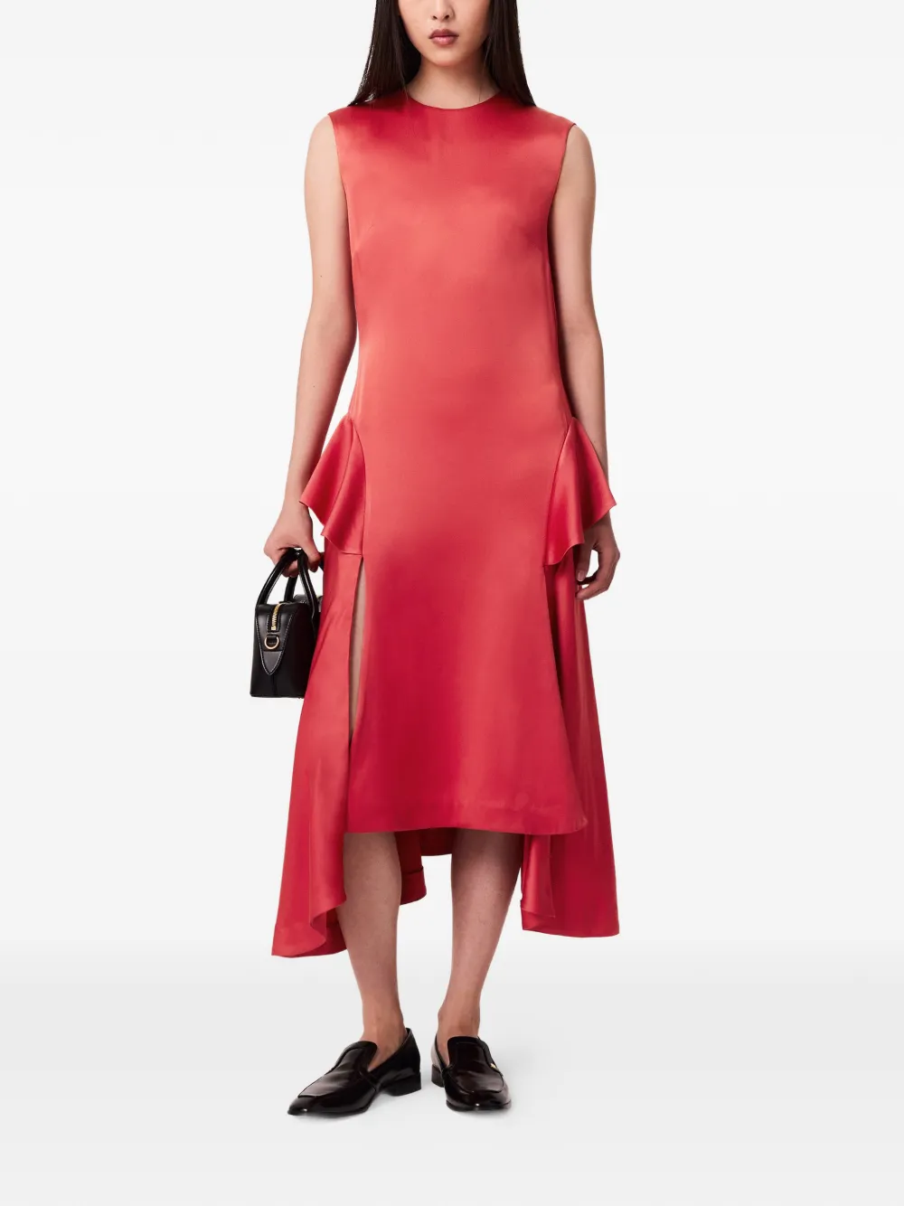 Stella McCartney Asymmetrische jurk Rood