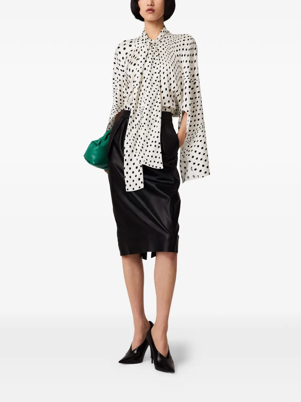 Stella McCartney Blouse met stippen Wit