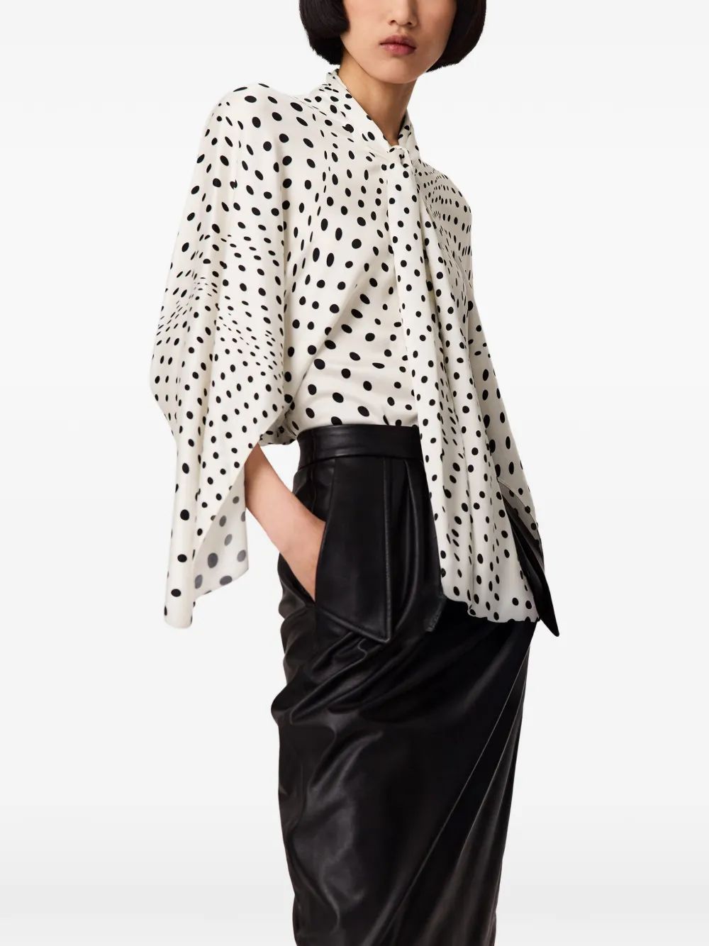 Stella McCartney Blouse met stippen Wit