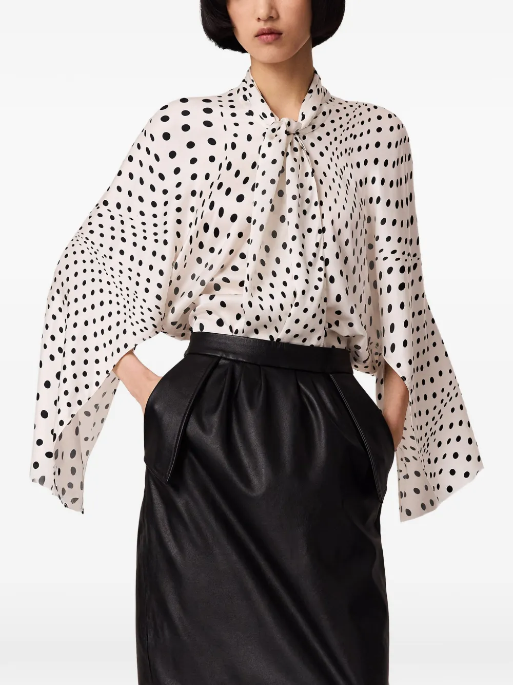 Stella McCartney Blouse met stippen Wit