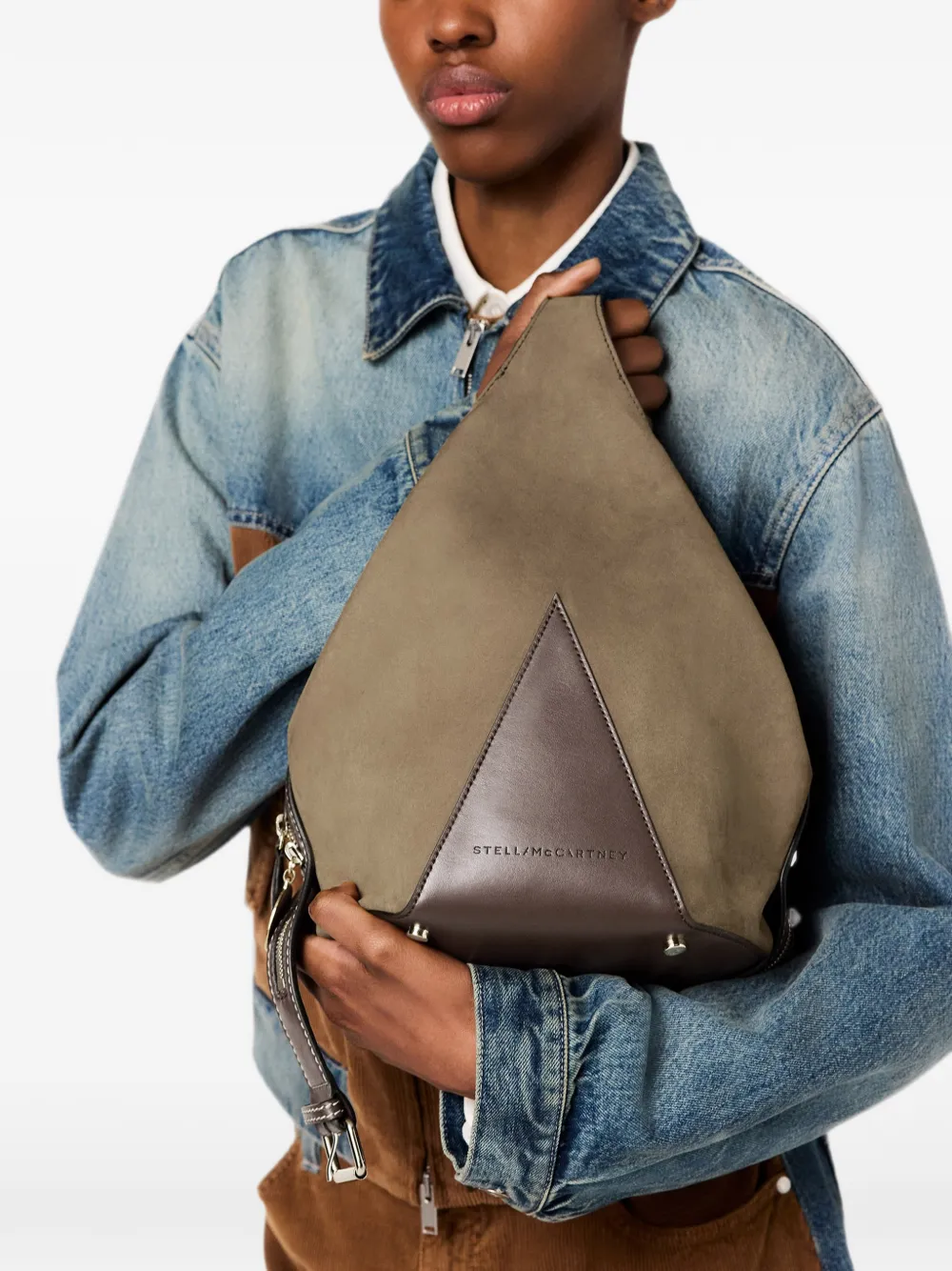 Stella McCartney Kleine Appaloosa bucket-tas Groen