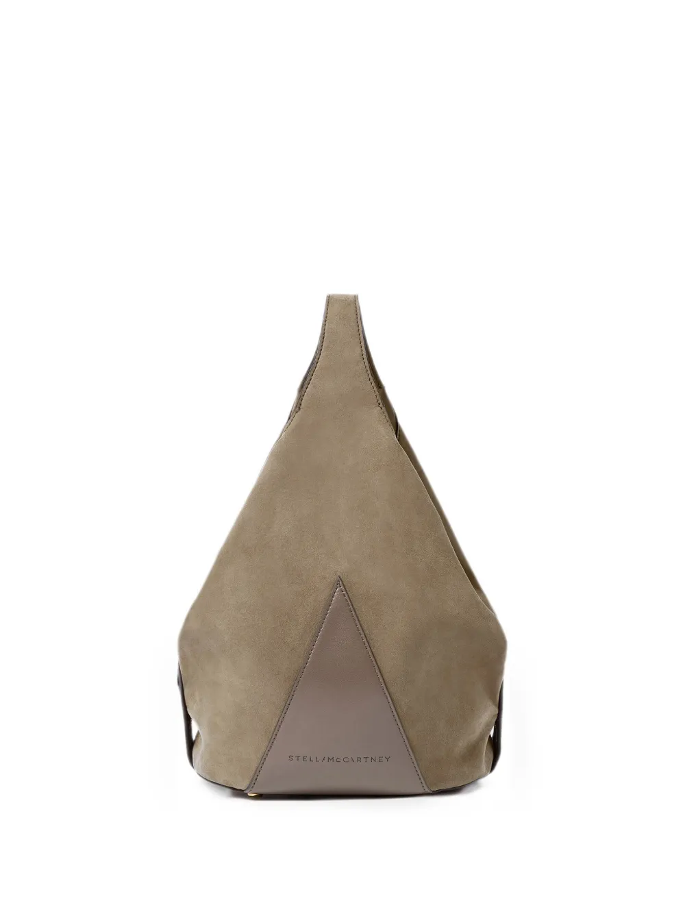 Stella McCartney Borsa a spalla con logo - Verde
