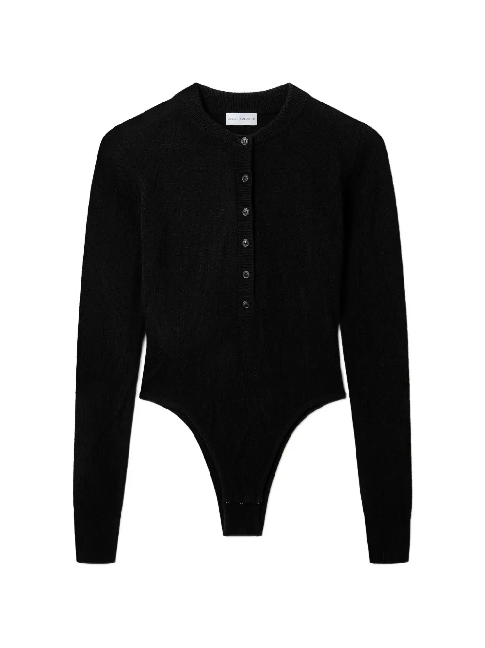 Stella McCartney Top met knopenbies en uitgesneden details Zwart