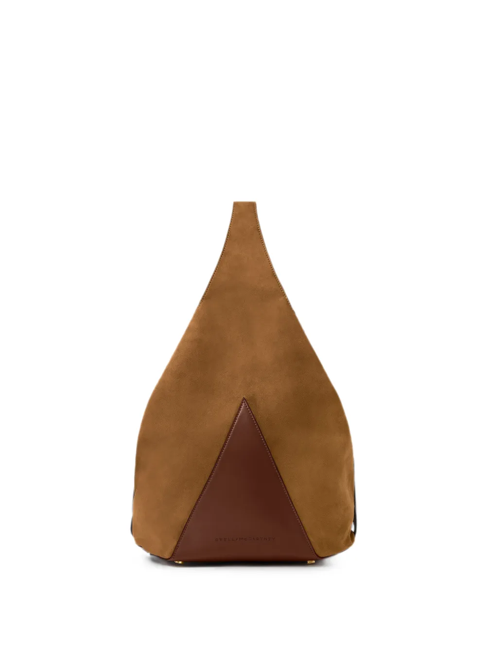 Stella McCartney Borsa a spalla con logo inciso - Toni neutri
