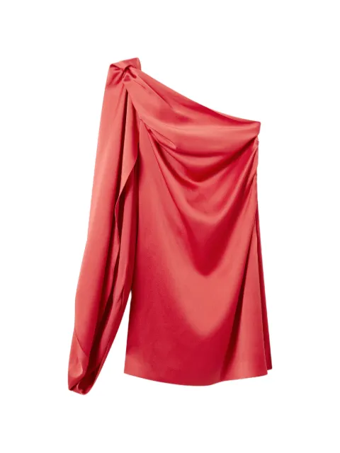 Stella McCartney one-shoulder draped-sleeve dress