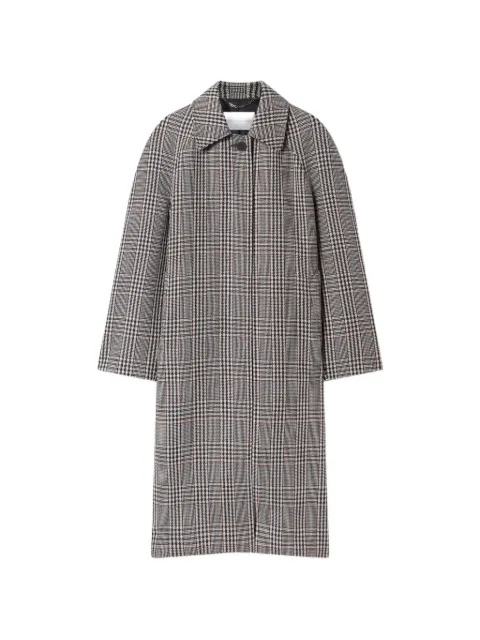 Stella McCartney abrigo con cinturón a cuadros príncipe de Gales