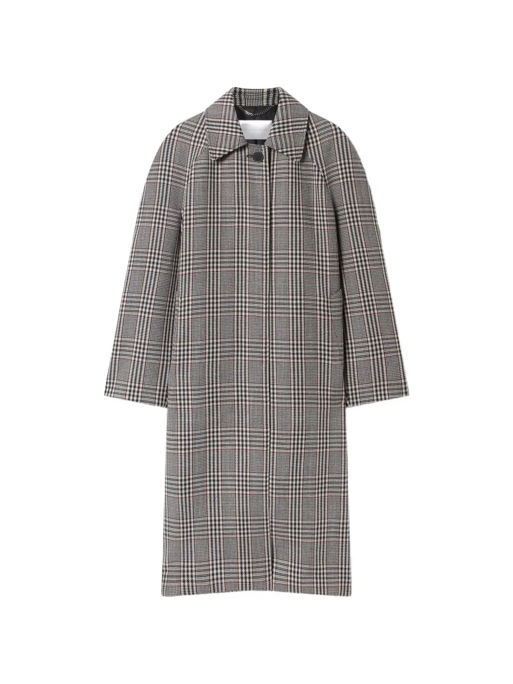 Stella McCartney Prince of Wales check belted coat - Grey