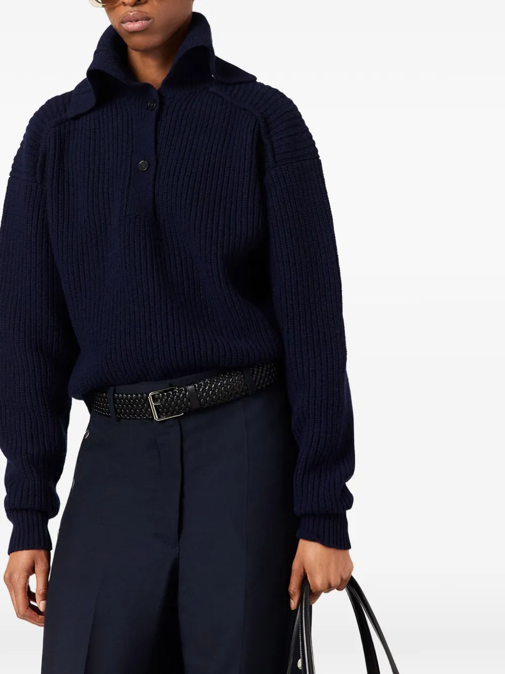  Stella Mccartney Jersey Con Botones - Azul 
