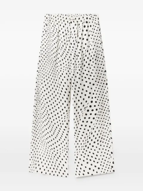 Stella McCartney pantalones con cordones en la pretina