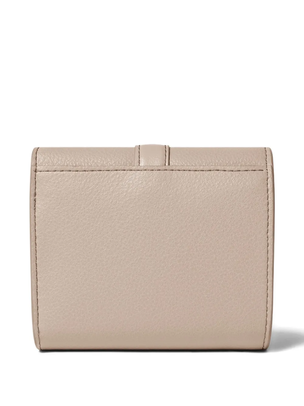 Stella McCartney Portemonnee met hangslot en textuur Beige