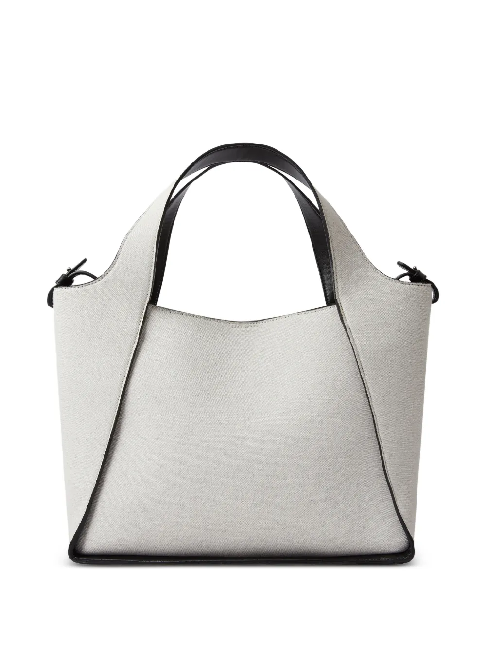 Stella McCartney Canvas shopper met logo Grijs