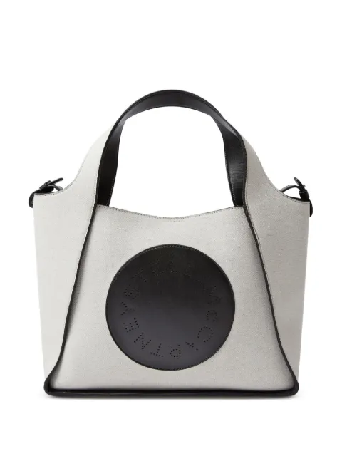 Stella McCartney Logo canvas tote bag