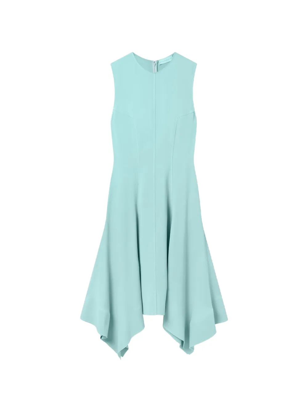 Stella McCartney Abito smanicato con orlo asimmetrico - Blu