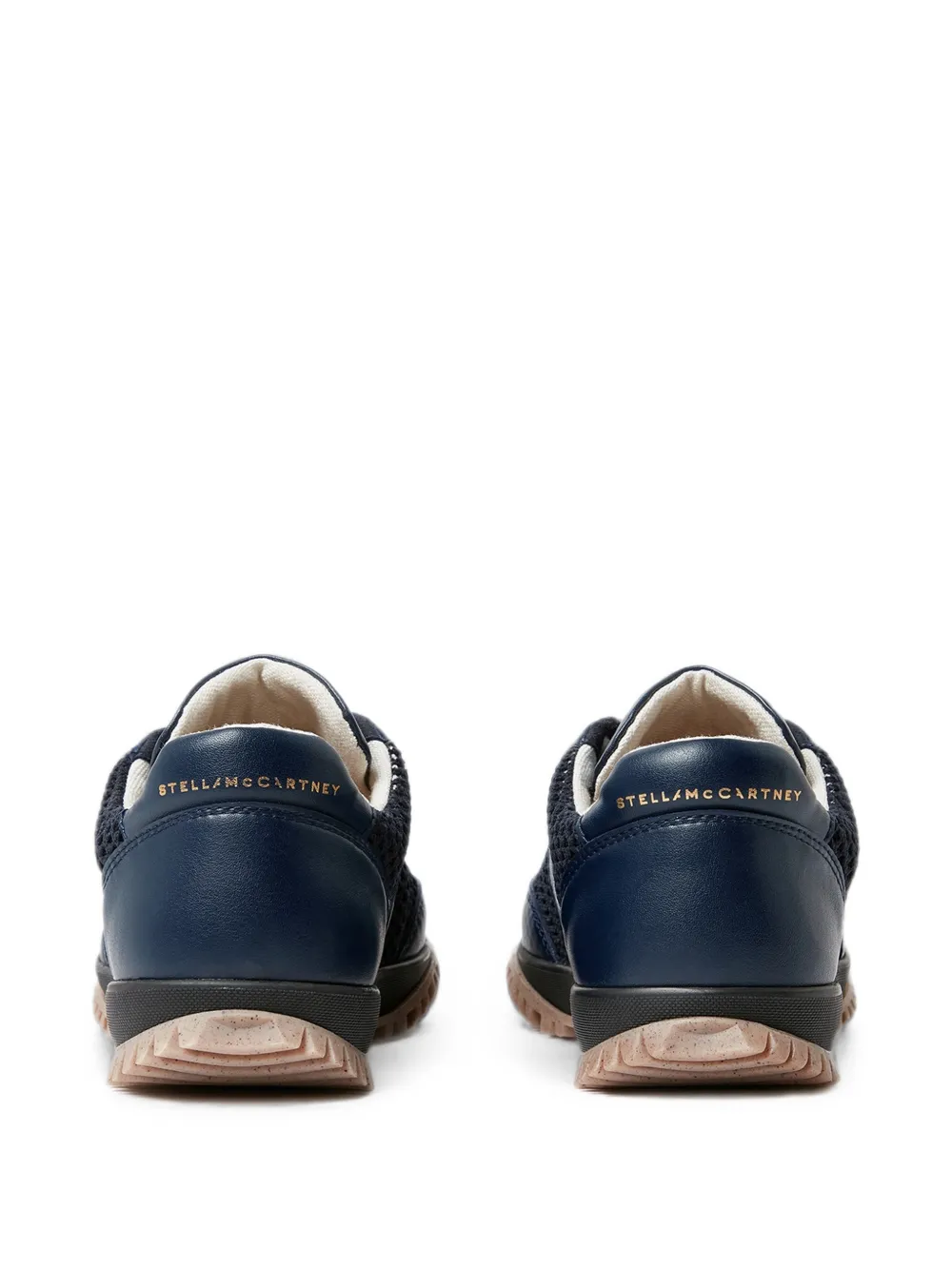 Stella McCartney Sneakers met mesh vlakken Blauw