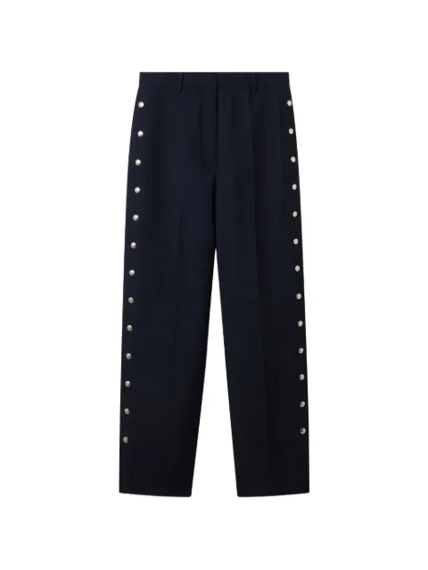 Stella McCartney pantalones anchos con detalle de botones