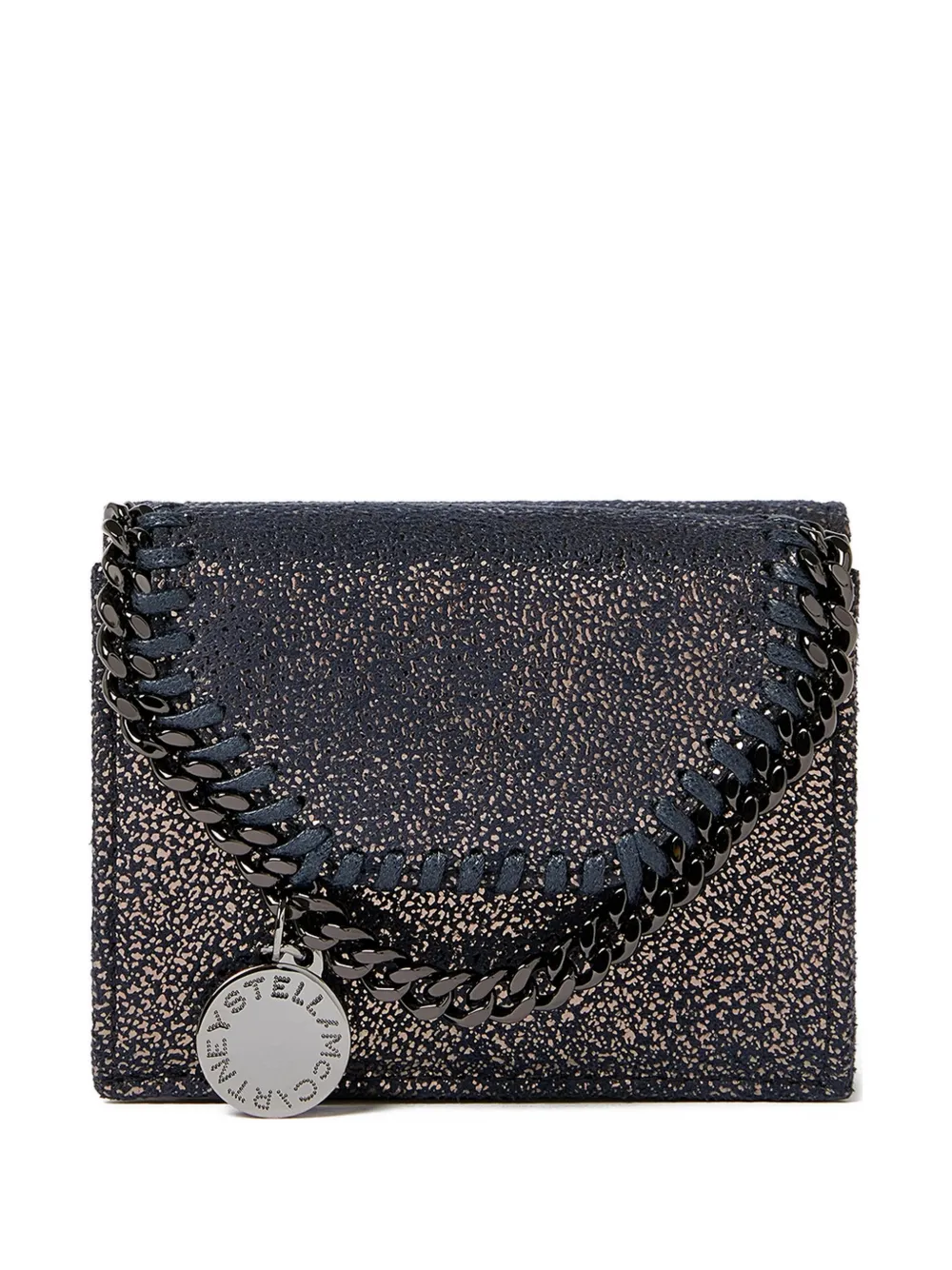 Stella McCartney Falabella glittered wallet - Blu