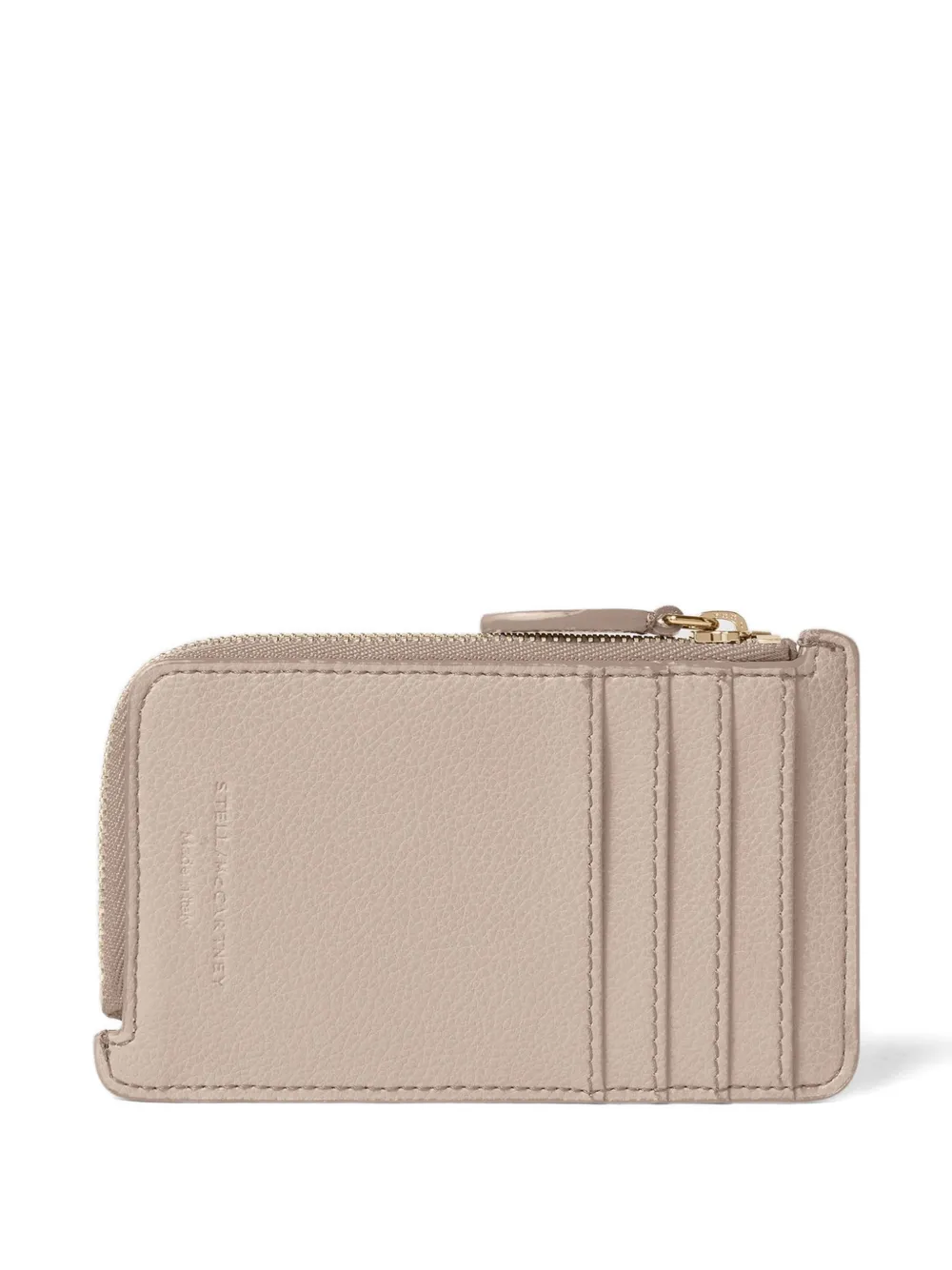 Stella McCartney Ryder pasjeshouder met rits Beige