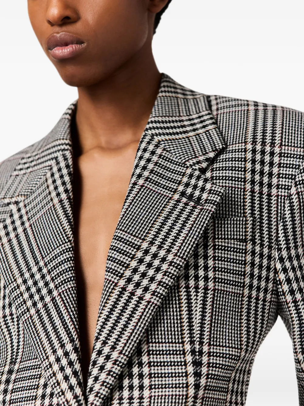 Stella McCartney Geruite blazer Zwart