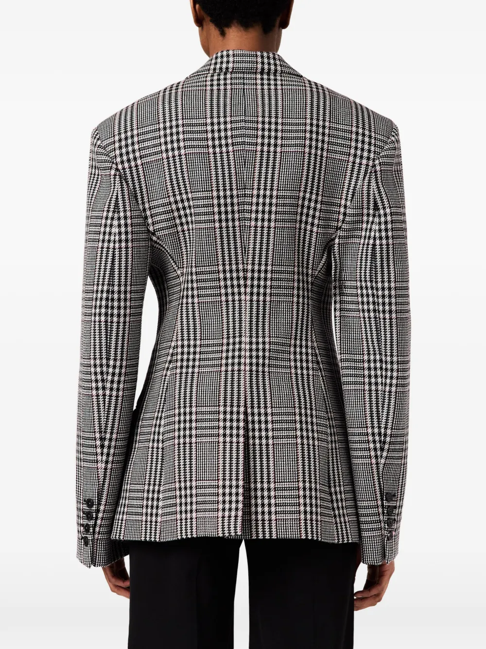 Stella McCartney Geruite blazer Zwart