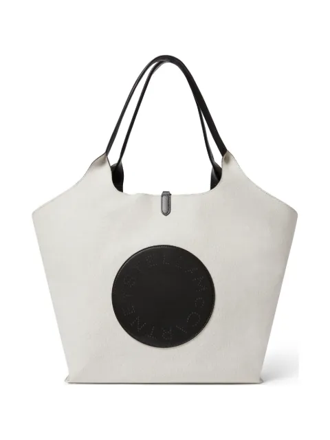 Stella McCartney tote con parche del logo