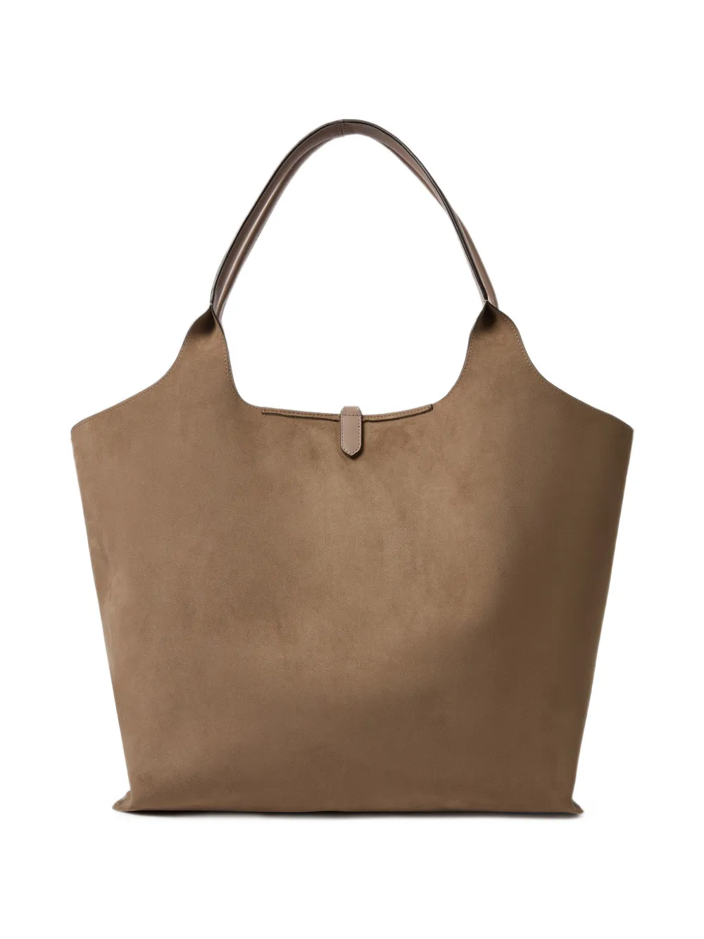 Stella McCartney Stella Logo Perforated Tote Bag in Brown, view 2