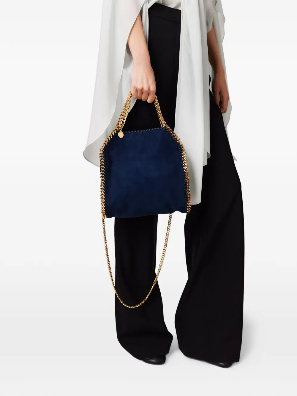 Stella McCartney Falabella shopper met ketting Blauw