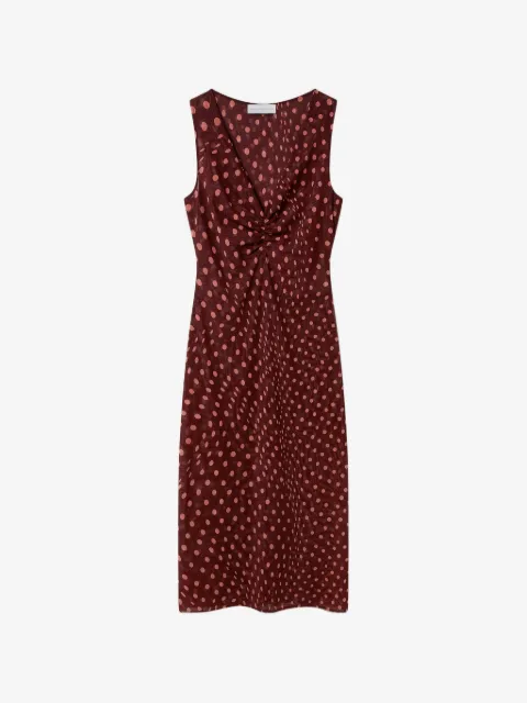 Stella McCartney ポルカドット シャーリング ミニドレス