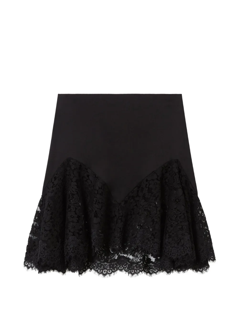 Stella McCartney Minigonna svasata - Nero