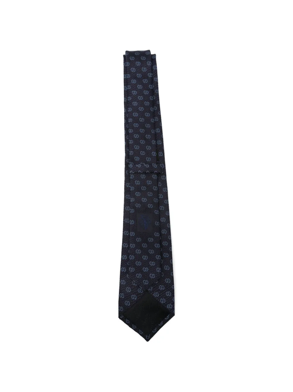 Gucci GG Supreme stropdas met jacquard Blauw