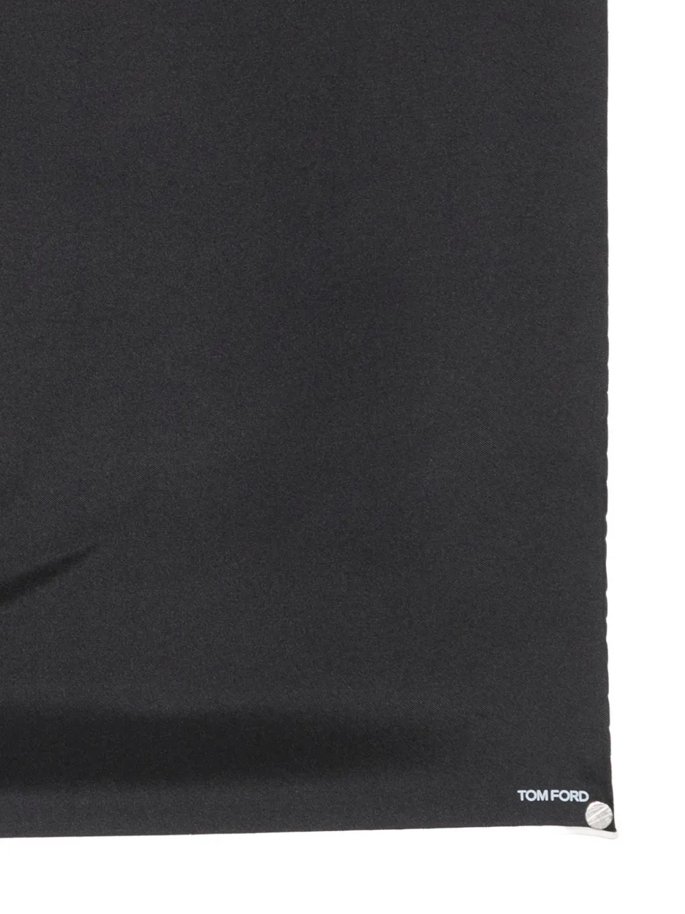 TOM FORD Pochet met logoprint Zwart