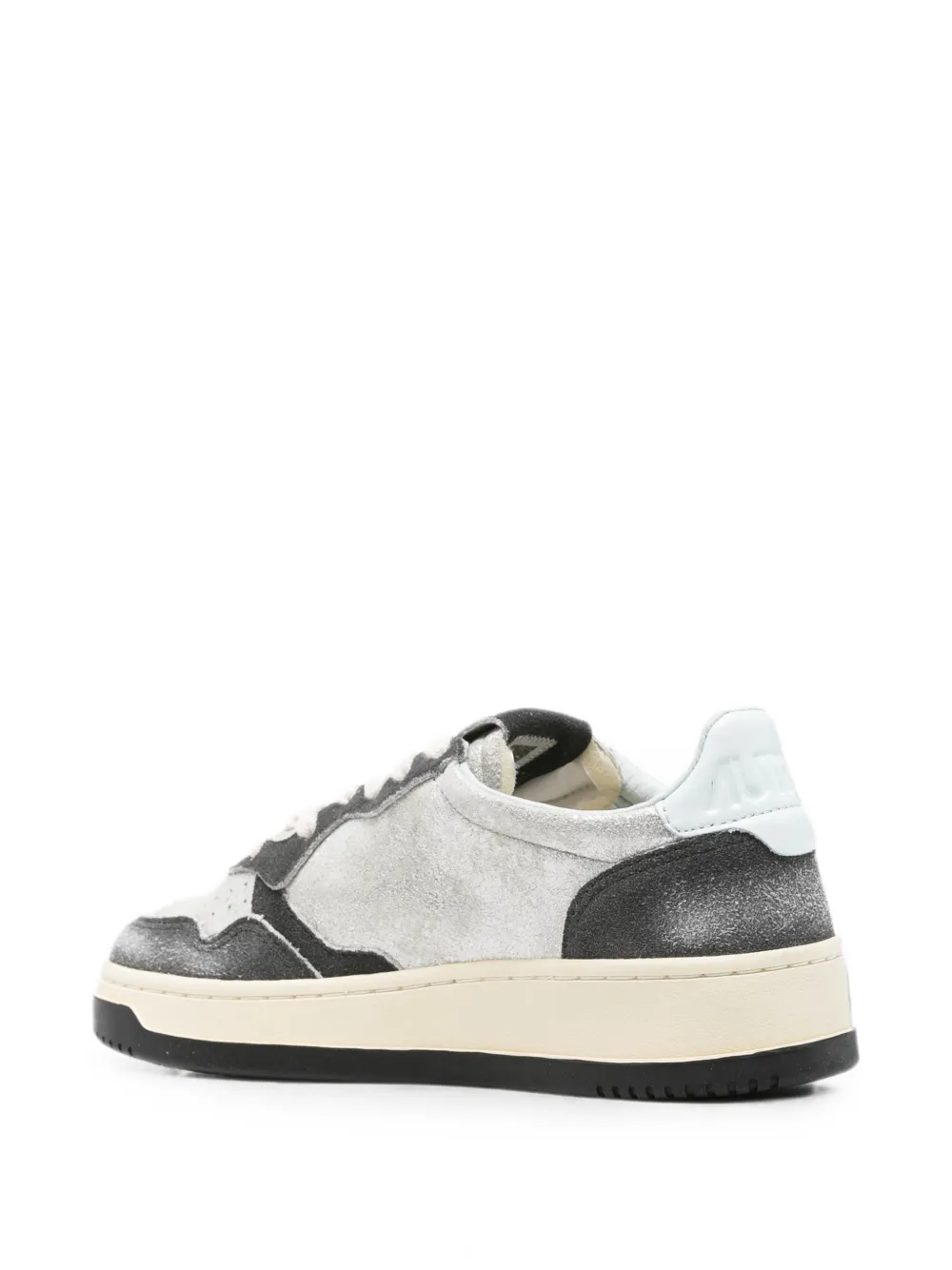 Autry Medalist metallic-effect sneakers Zilver