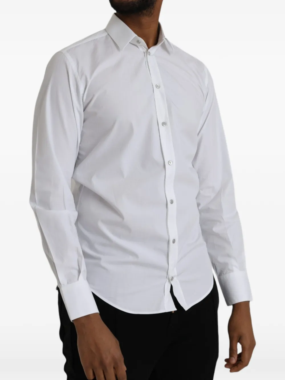 Dolce & Gabbana Martini overhemd met lange mouwen Wit