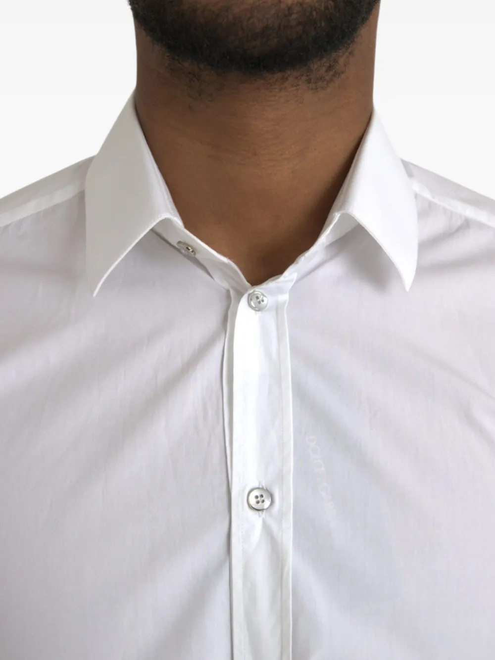 Dolce & Gabbana Martini overhemd met lange mouwen Wit