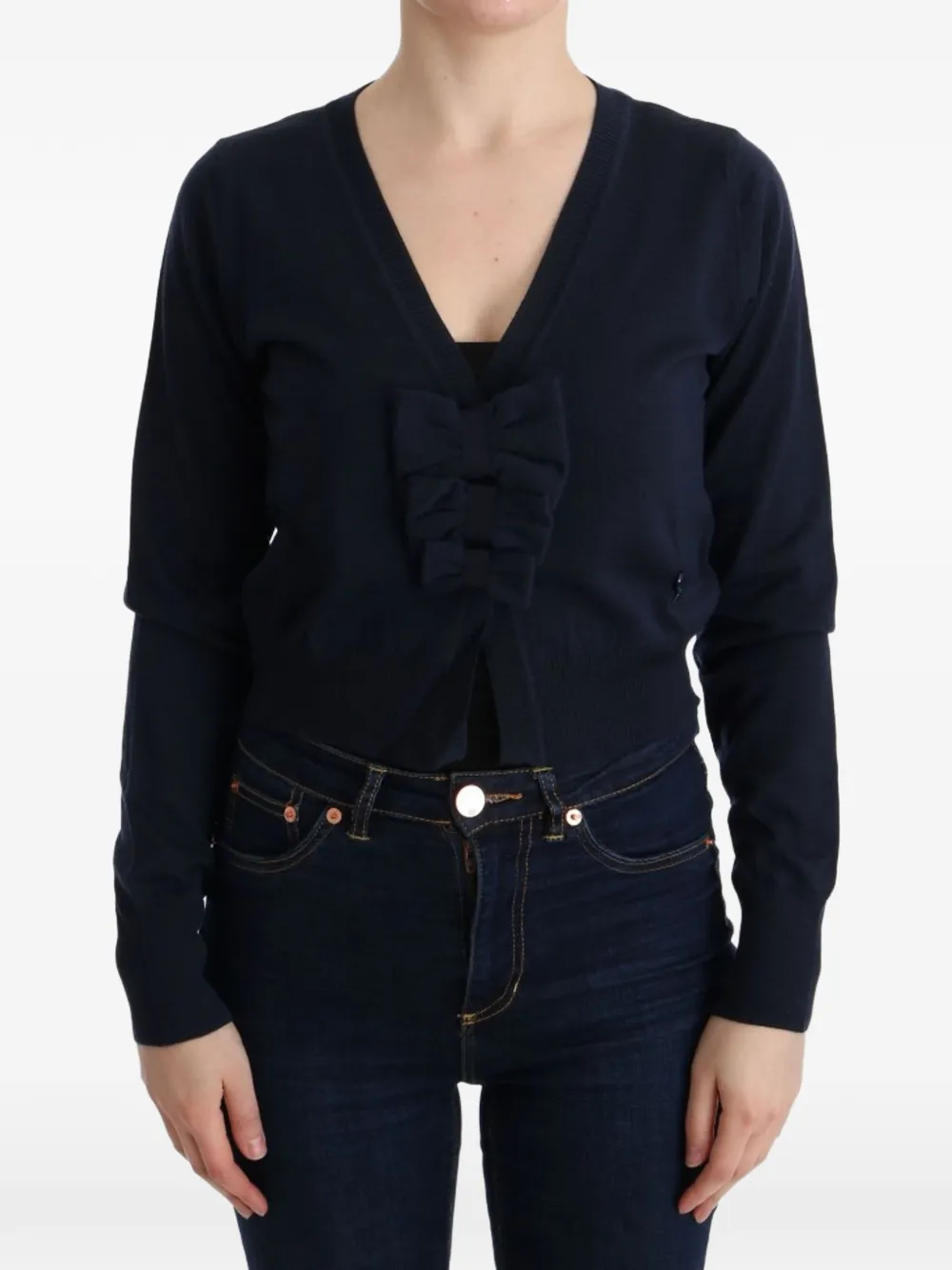 MARGHI LO' bow-detail cardigan