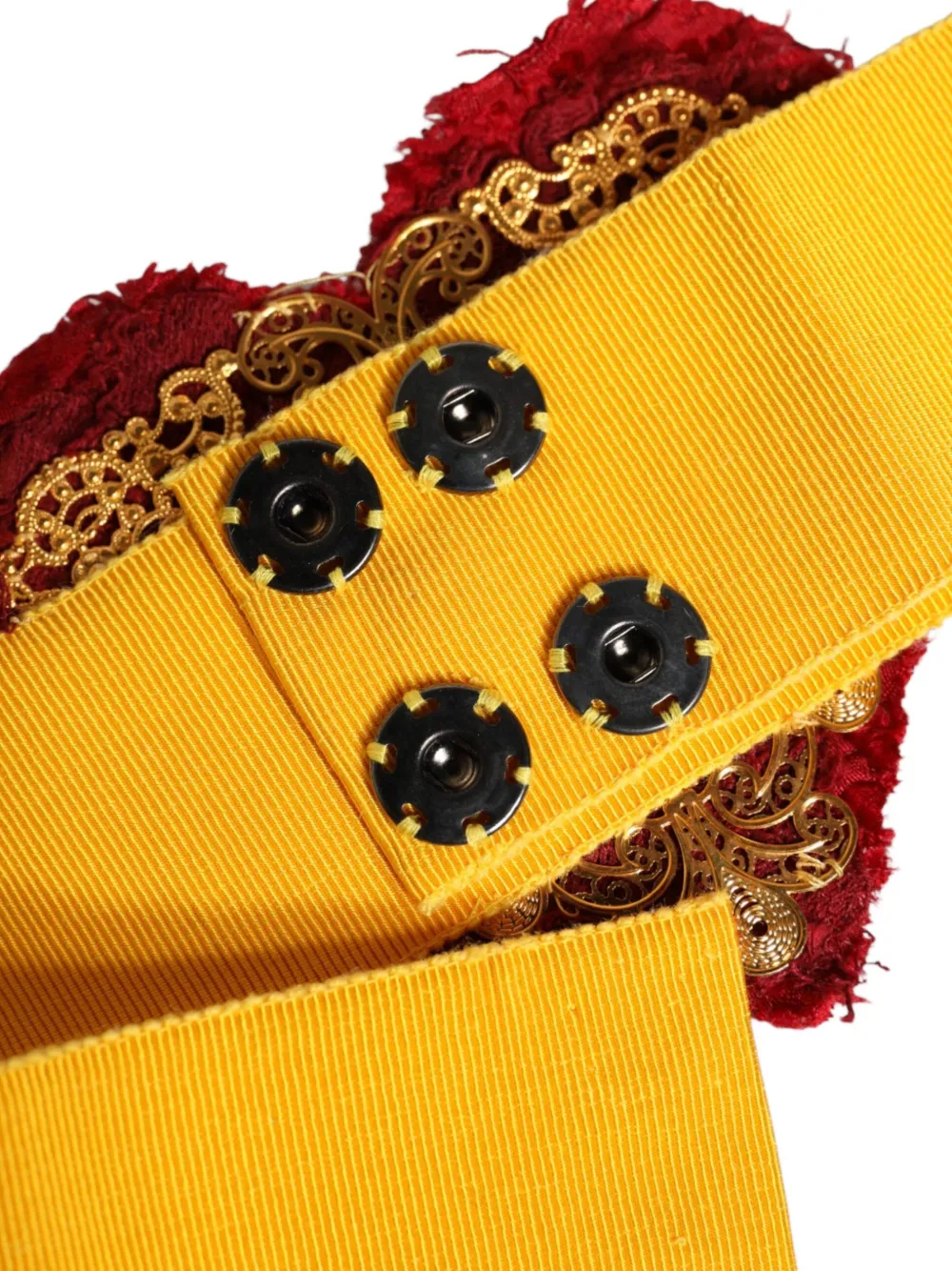 Dolce & Gabbana Riem met hartpatch Geel