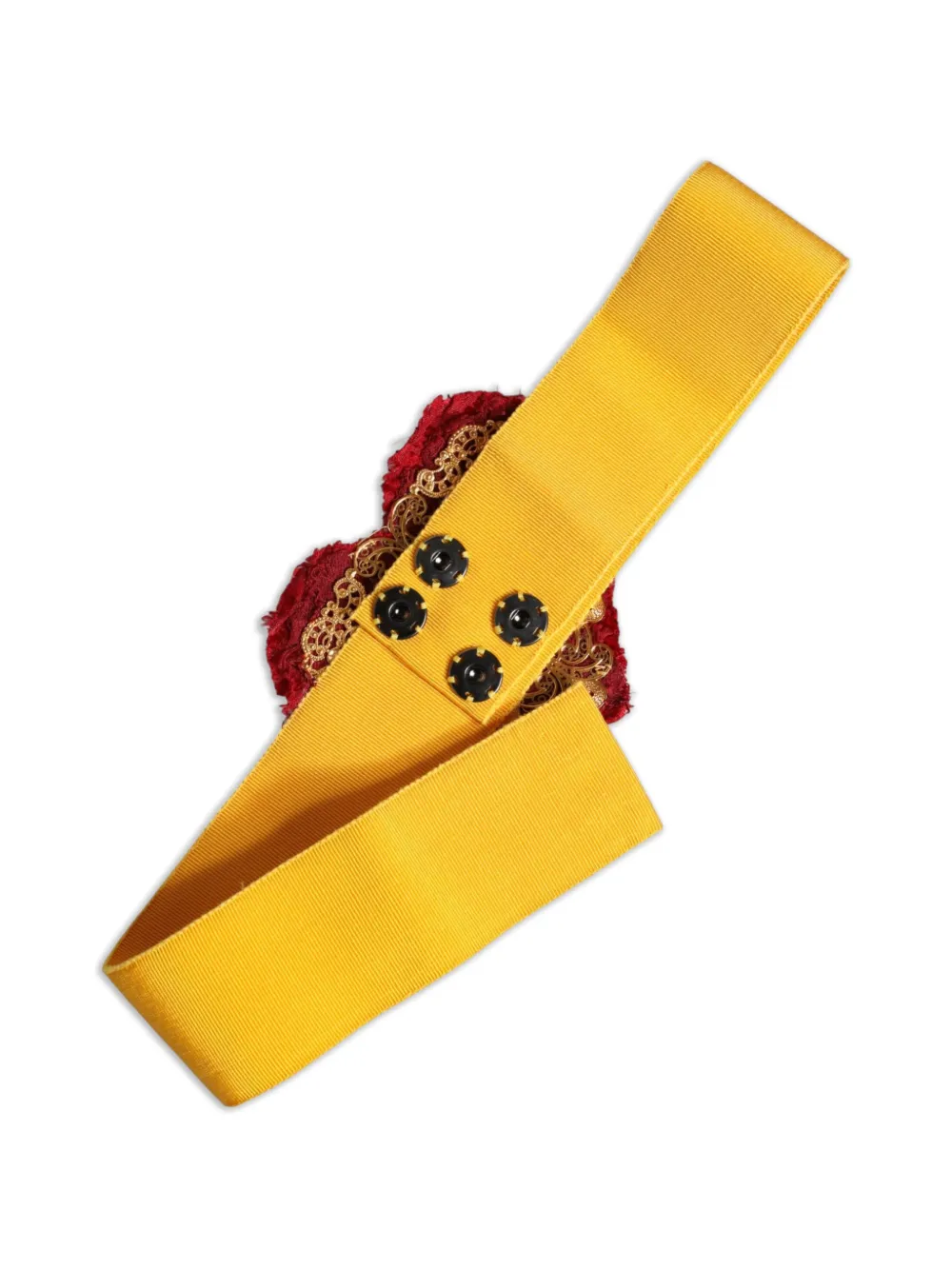 Dolce & Gabbana Riem met hartpatch Geel