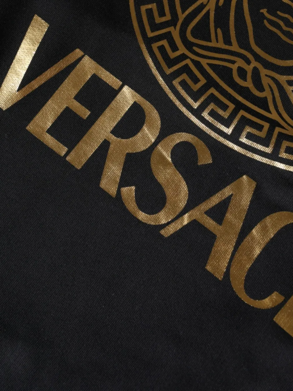 Versace Hoodie met Medusa-print Zwart