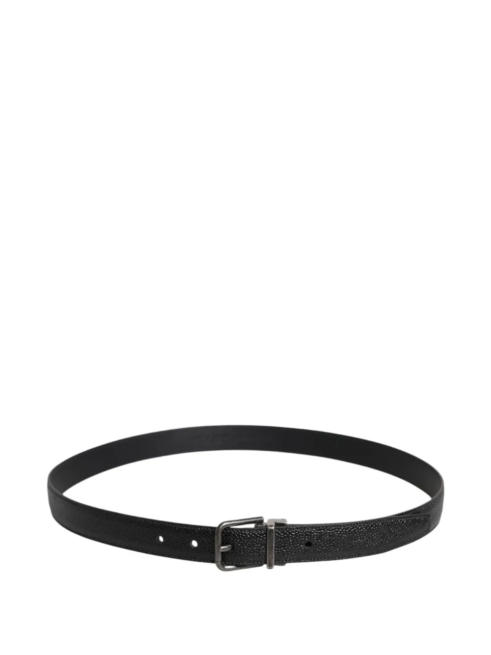 Dolce & Gabbana pebbled leather belt - Nero