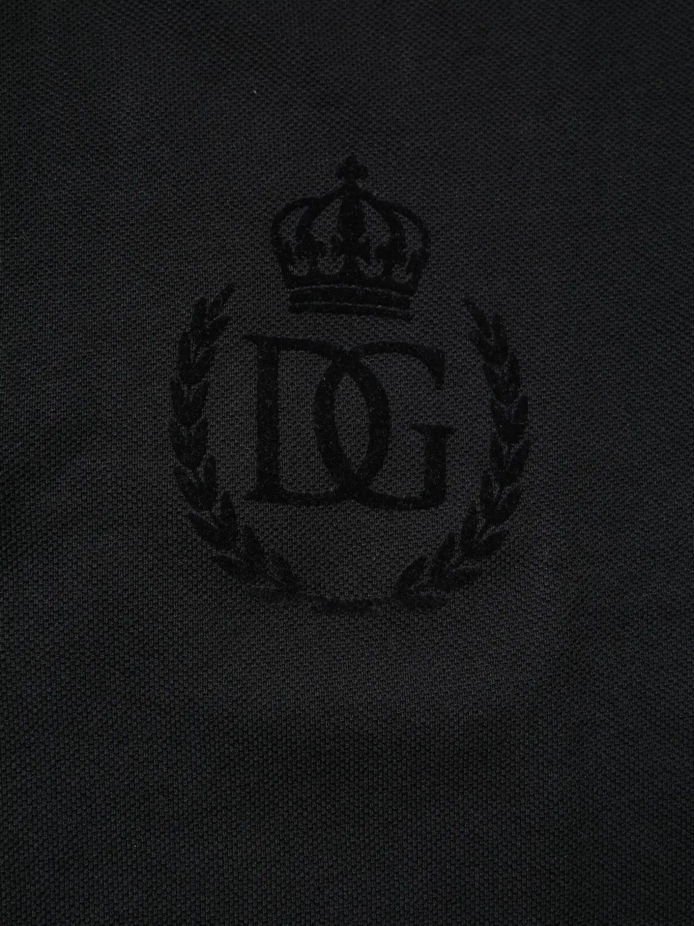 Dolce & Gabbana DG Logo poloshirt Zwart