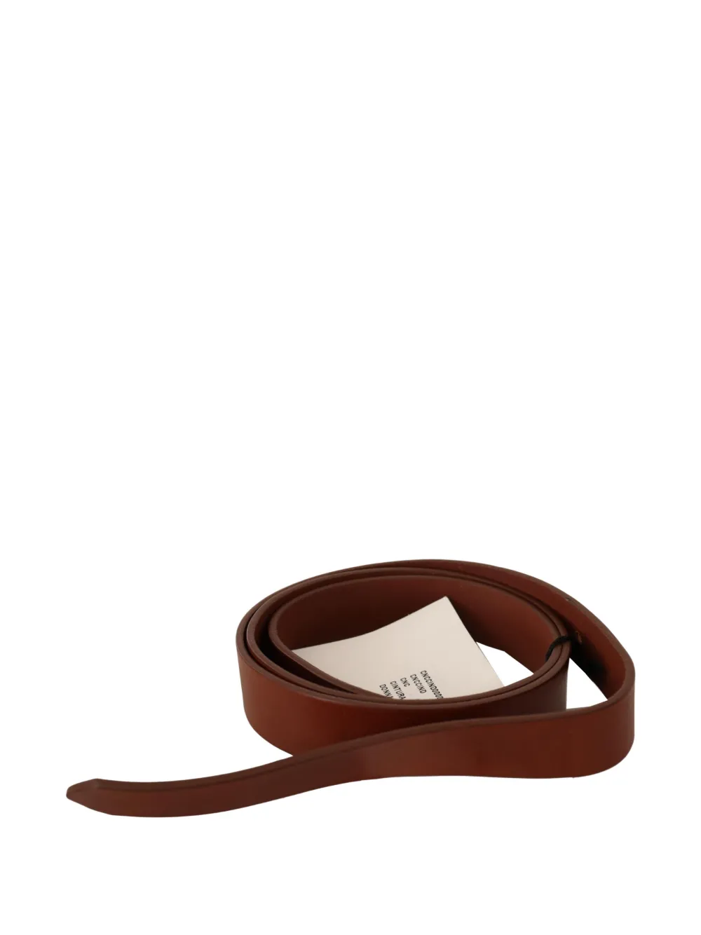 Costume National Leren riem Bruin