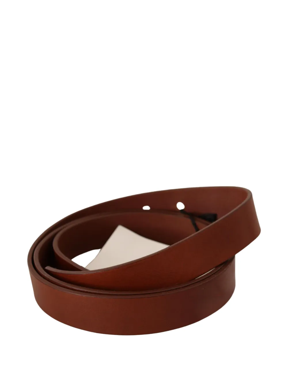 Costume National Leren riem Bruin
