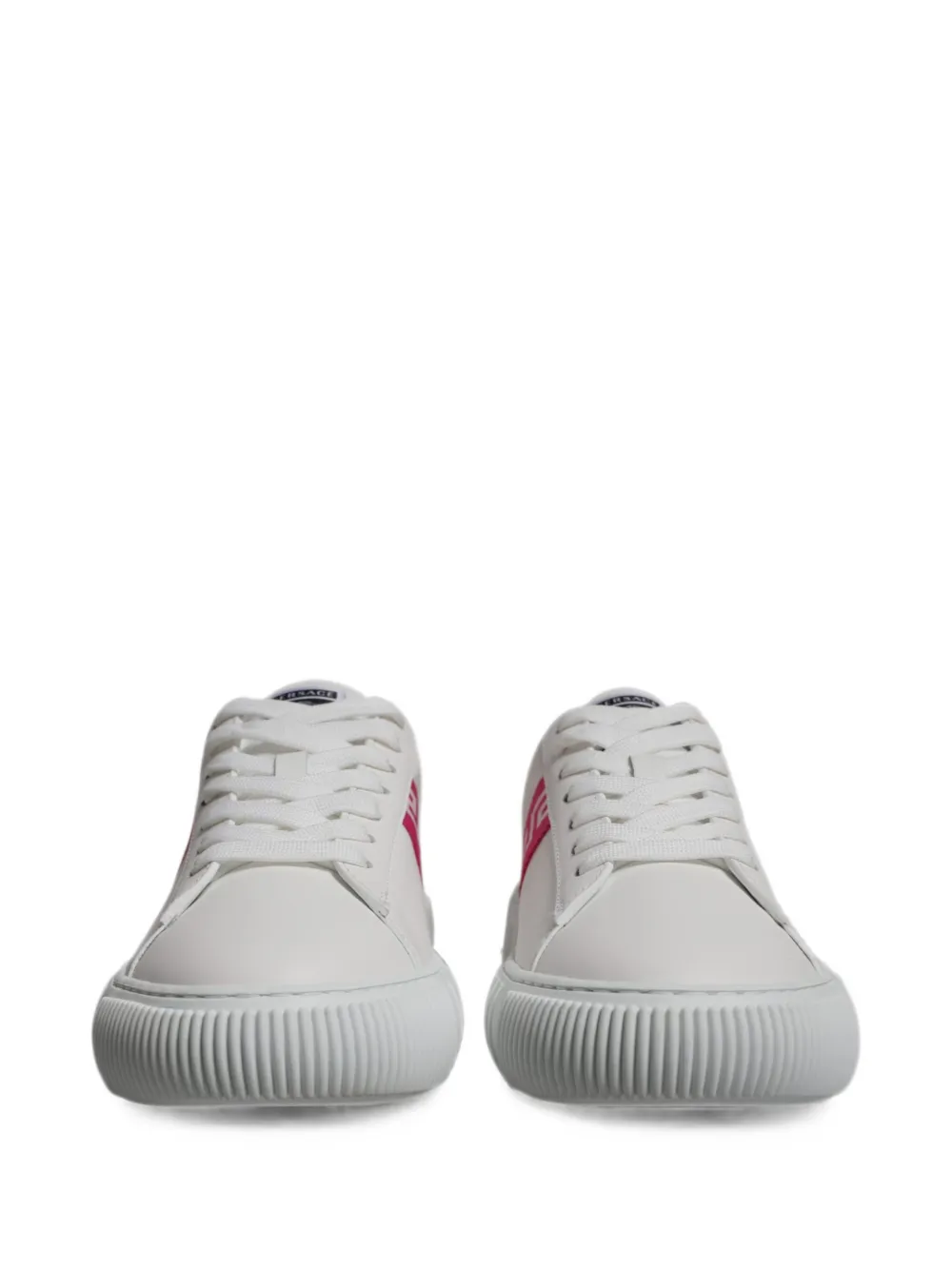 Versace Greca-detail low-top sneakers Wit