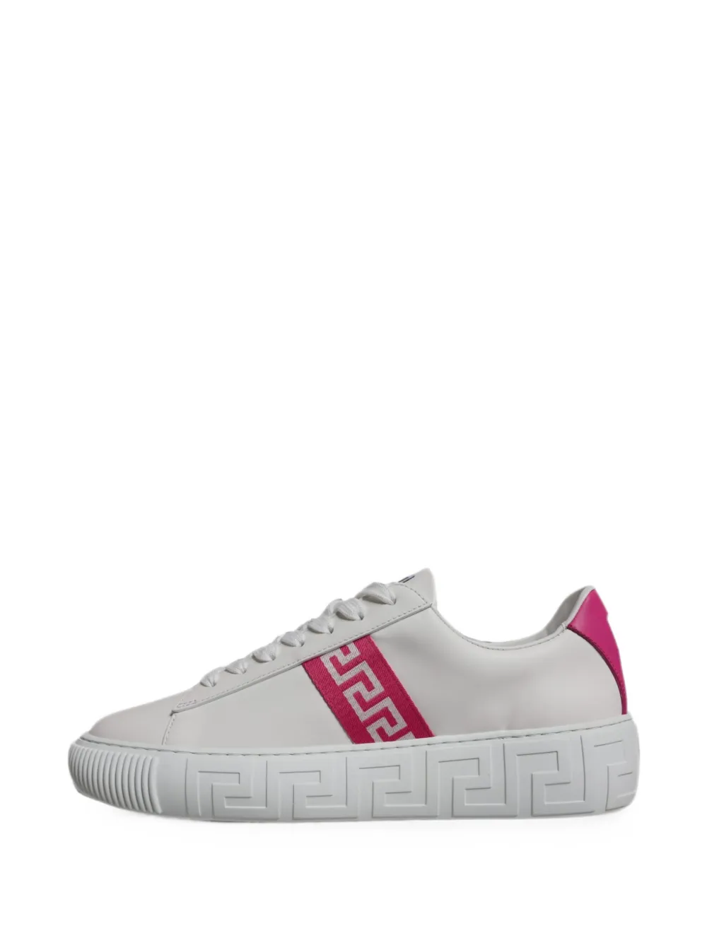 Versace Greca-detail low-top sneakers Wit