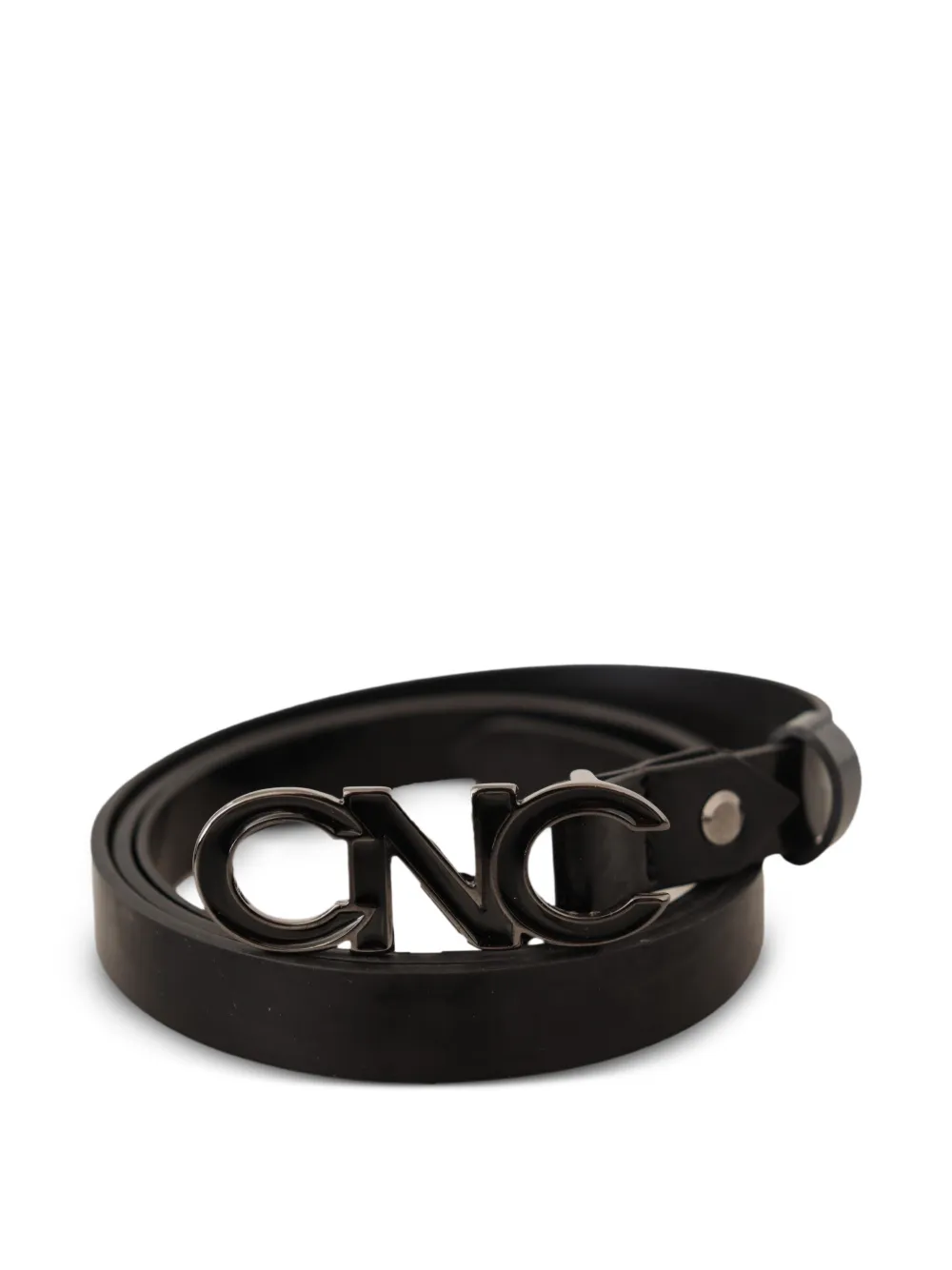 Costume National CNC riem met logogesp Zwart