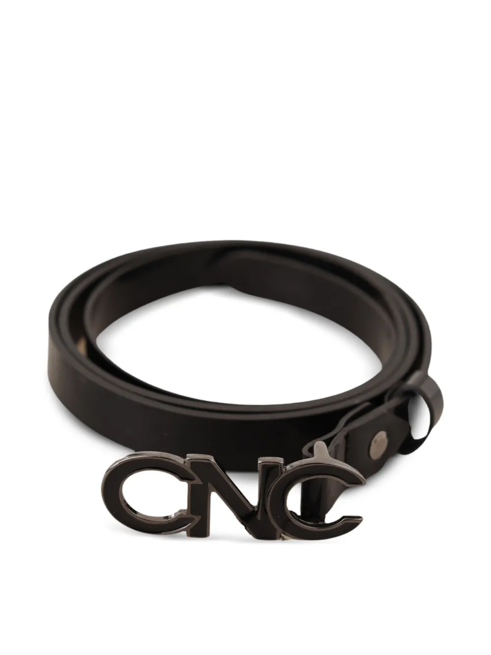 Costume National CNC riem met logogesp Zwart